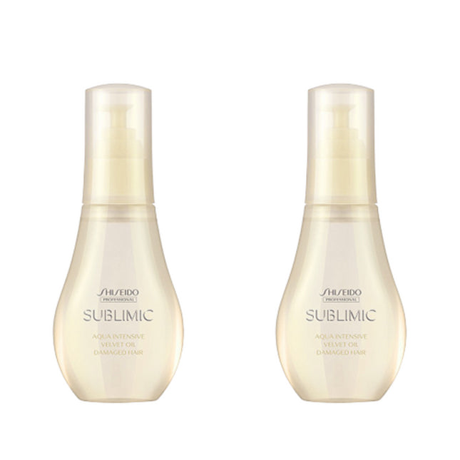 SHISEIDO Shiseido Aquaint Intensive Velvet Hair Oil JHK_673 100ml 2pcs