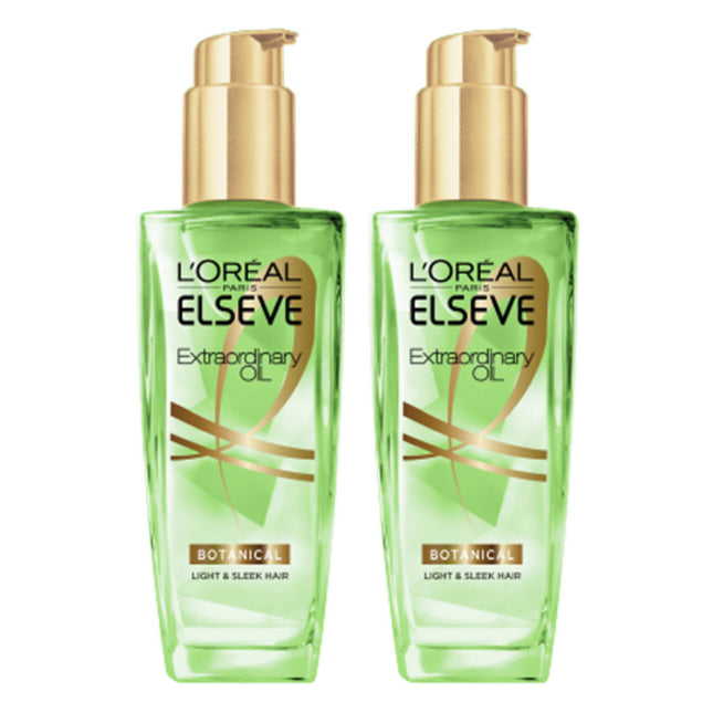 L'ORÉAL PARIS  Extraordinary Oil 2.0 Botanical, 100ml, 2 Count