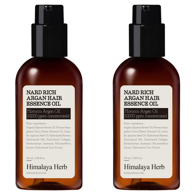 NAD  Rich Argan Hair Essence Oil, 100ml, 2 count