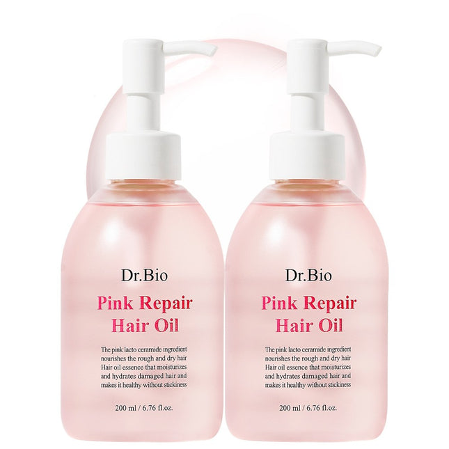 DR.BIO  Pink Repair Hair Oil, 200ml, 2 count