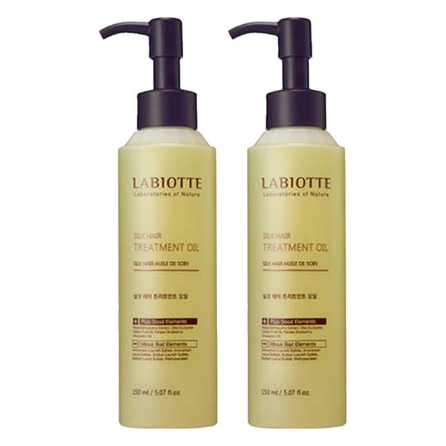 LABIOTTE  Silk Hair Treatment Oil 150ml 2 Count