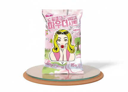 MS44 MS44 Super Cooling Powder Sheet Pretty Floral 15 Sheets