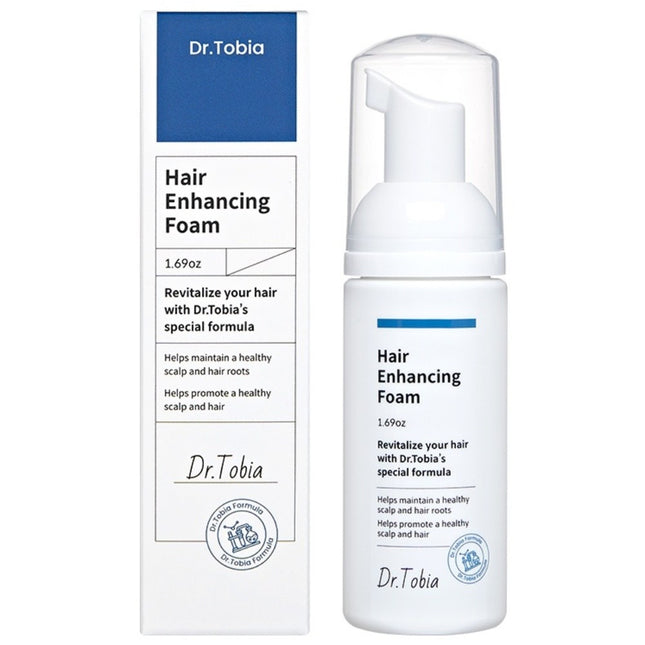 DR. TOBIA  Caffeine Hair Enhancing Foam Lash Revital Scalp Hair Tonic Ampoule Nourishment, 50ml, 1 Count