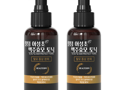 HILTUM  Eoseongcho Beer Yeast Hair Tonic Cooling Spray, 120ml, 2 count
