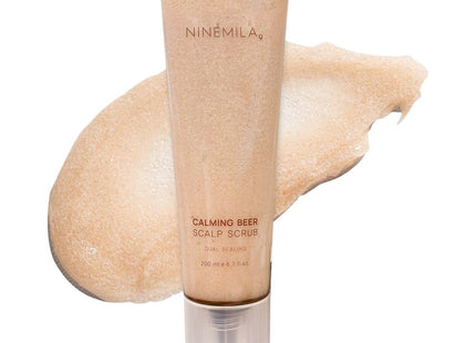 NINE MILLE  Calming Beer Scalp Scrub, 200ml, 1 Count