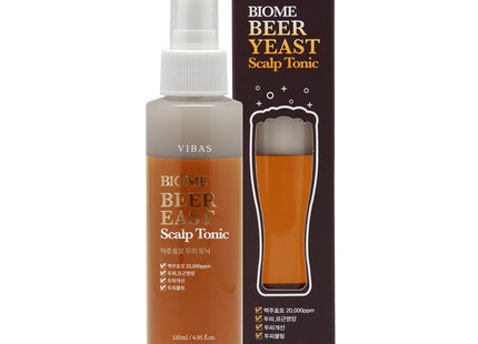 VIVAS  BIOME BEER YEAST SCALP TONIC, 120ML, 1 BOTTLE