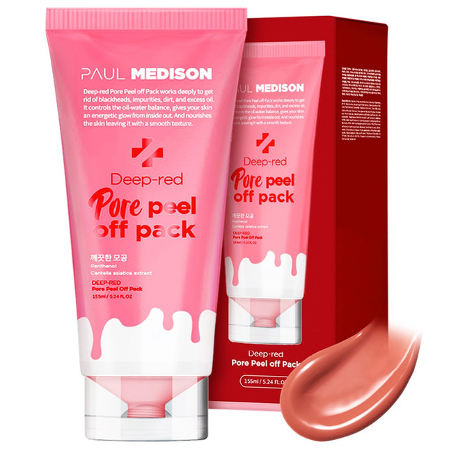 POLMEDISON  Deep Red Pore Peel-Off Pack 155ml, 1 Count
