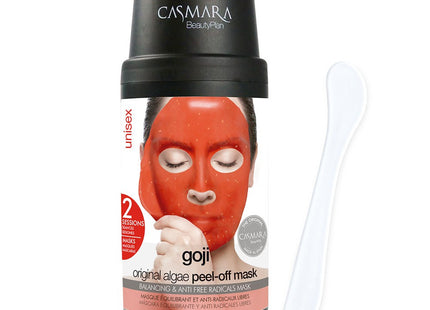 CASMARA  Goji Original Algae Peel-Off Mask + Spatula Set, 2 Count, 1 Set