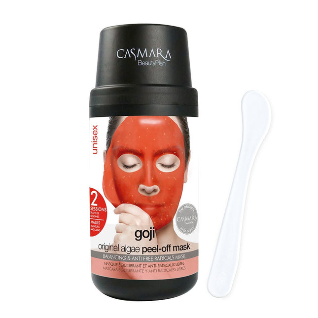 CASMARA  Goji Original Algae Peel-Off Mask + Spatula Set, 2 Count, 1 Set