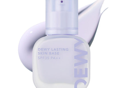 THE FACE SHOP The Face Shop Dewy Lasting Skin Base 35ml, 02 Purple, 1 Count