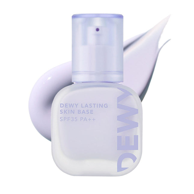 THE FACE SHOP The Face Shop Dewy Lasting Skin Base 35ml, 02 Purple, 1 Count