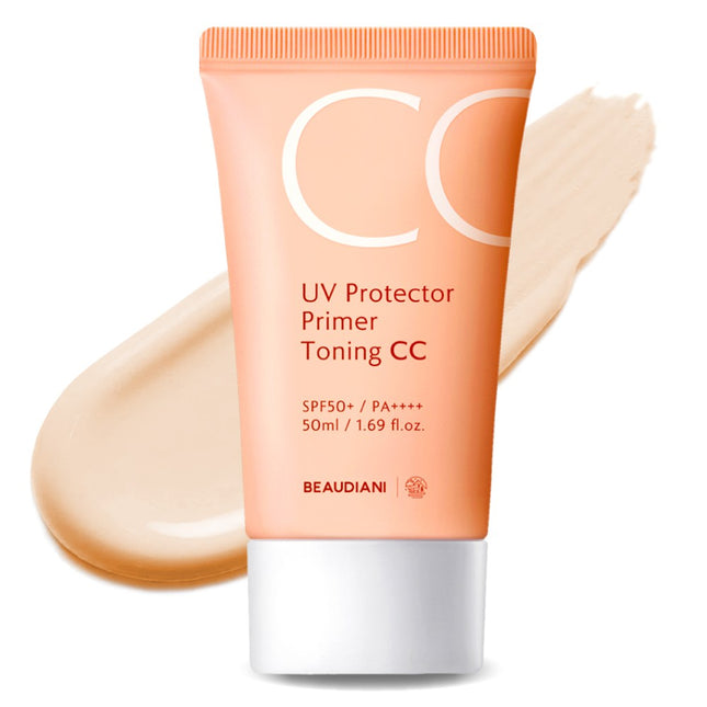 VIEWDIANI  UV Protector Primer Toning CC Cream SPF50+ PA++++, 50ml, 1 Count