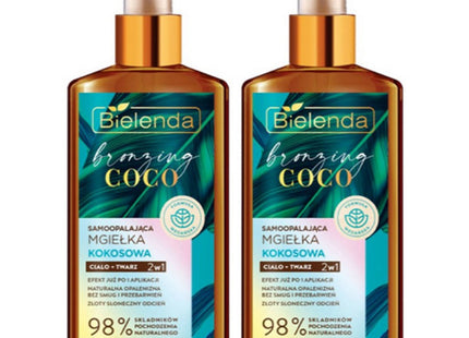 VIELENDA  Coco Bronzing Self-Tanning Mist, 2 Count