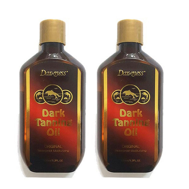 NONE COMPANY Darkness Dark Tanning Oil, 100ml, 2 Pack