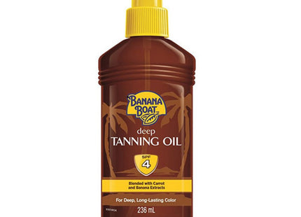 BANANA BOAT  Deep Tanning Oil SPF 4, 236ml, 1 Count