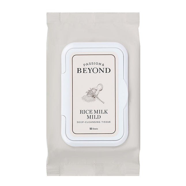 BEYOND  Rice Milk Mild Deep Cleansing Tissue, 50 Count, 1 Pack