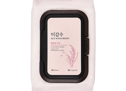 THE FACE SHOP  Myeonghan Miin Bright Cleansing Wipes 200g, 50 count, 1 pack