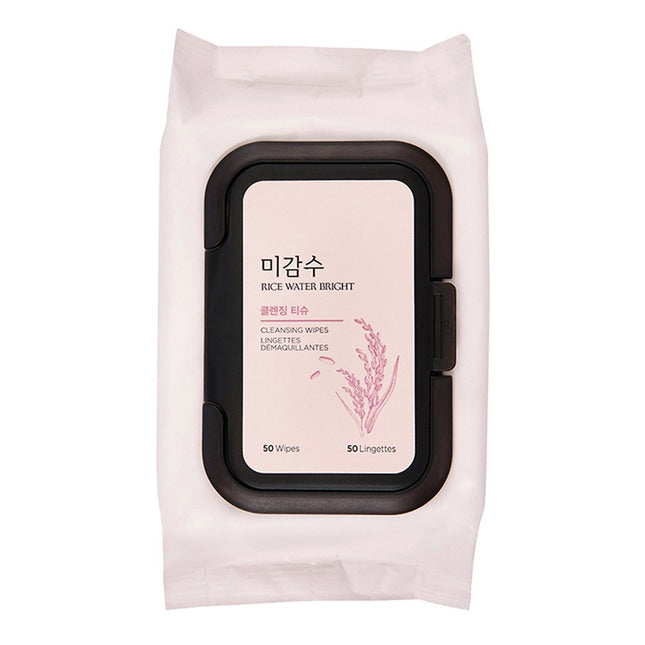 THE FACE SHOP  Myeonghan Miin Bright Cleansing Wipes 200g, 50 count, 1 pack