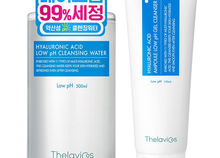 TERAVICOS  Hyaluronic Acid Gel Cleanser + Cleansing Water Set