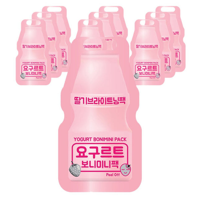 SKIN SPONGE  BONIMINI Strawberry Brightening Pack 15g x 10