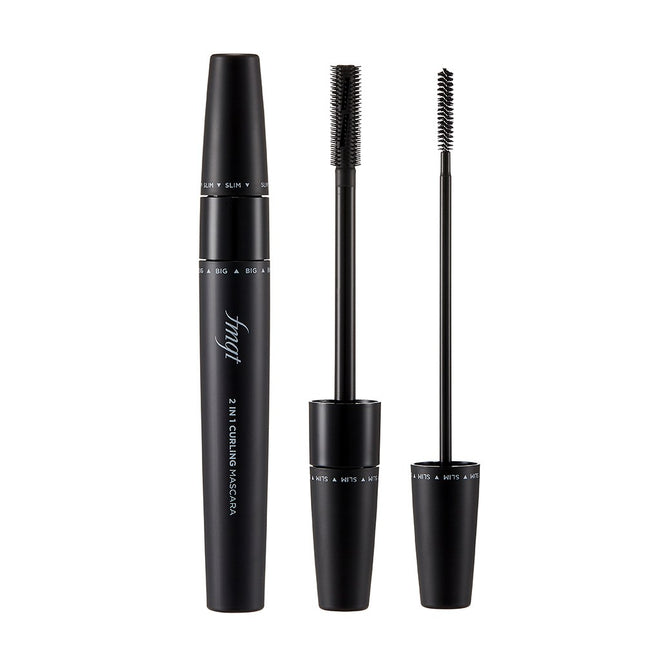 THE FACE SHOP  2in1 Curling Mascara 8.5g, 01 Black, 1 pc