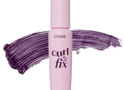 ETUDE HOUSE Curl Fix Mascara Mini 4g, 06 Plum Black, 1ea