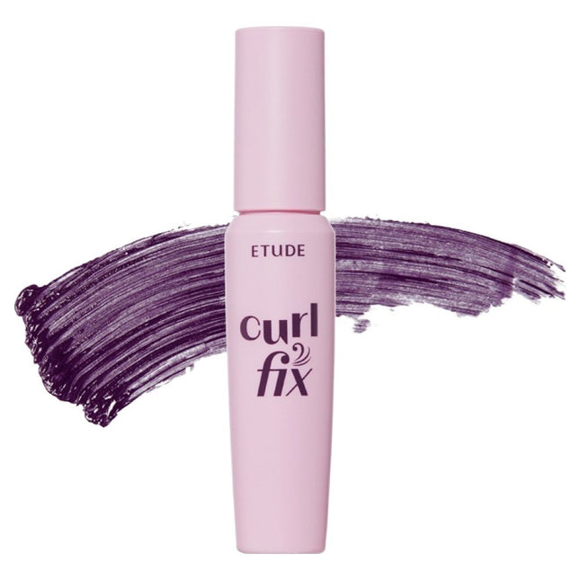 ETUDE HOUSE Curl Fix Mascara Mini 4g, 06 Plum Black, 1ea