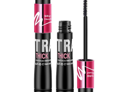 NONE COMPANY Mascara Fiber Blend Waterproof Eyelash Extension Smudge-Proof Clump-Free Eye Look H100, Mascara + Fiber, 1 Count