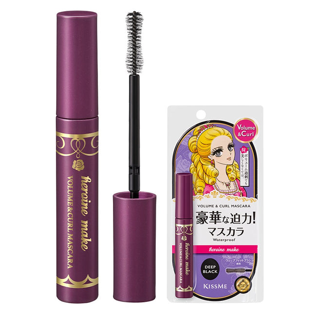 HEROINE MAKE  Volume & Curl Mascara EX 6g, 1 piece, Deep Black