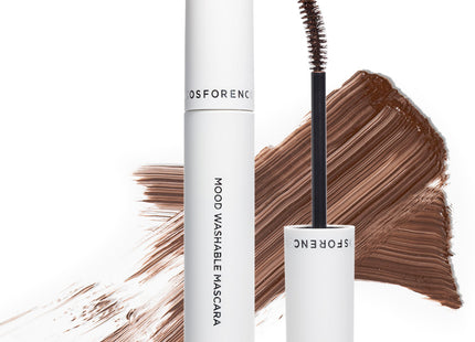 FORENCOS  Mood Washable Mascara Long & Curl 8g, 02 Cozy Brown, 1 Count