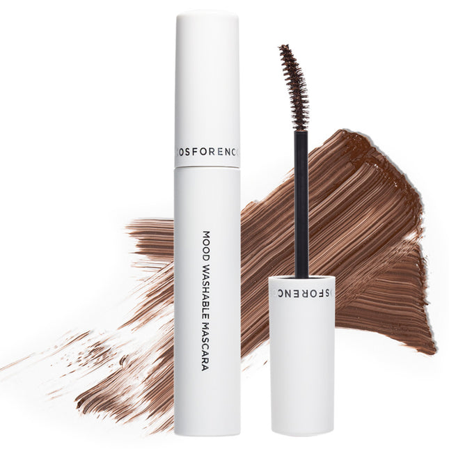FORENCOS  Mood Washable Mascara Long & Curl 8g, 02 Cozy Brown, 1 Count