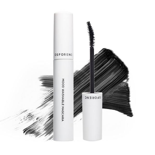 FORENCOS  Mood Washable Mascara Long & Curl 8g, 01 Deep Black, 1 Count