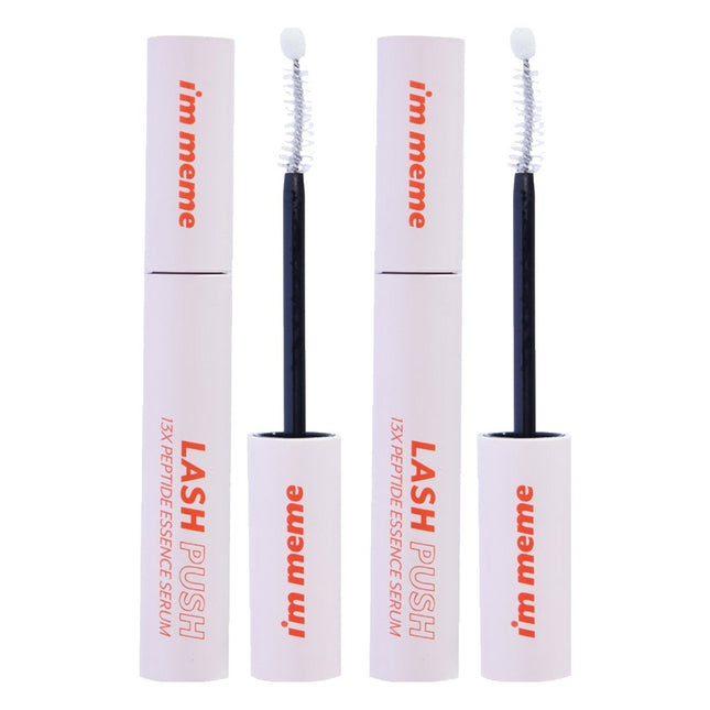 IM MEME  Lash Push 13X Peptide Essence Serum Eyelash Nourishing Supplement, 9.5g, 2 Count