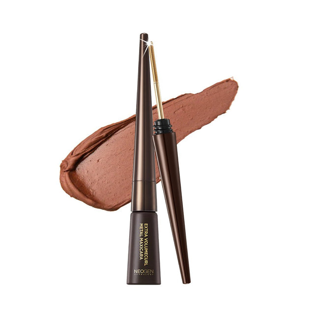 NEOGEN  EXTRA VOLUME CURL METAL MASCARA 4ml, 02 BROWN, 1 pc