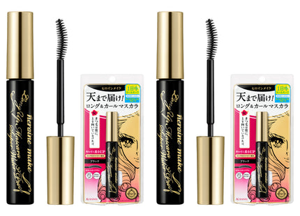 HEROINE MAKE  Long and Curl Mascara Super Waterproof, 01 Deep Black, 2 Count