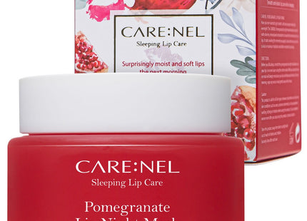 CARELENE Pomegranate Lip Night Mask, 1 Count, 1 Pack