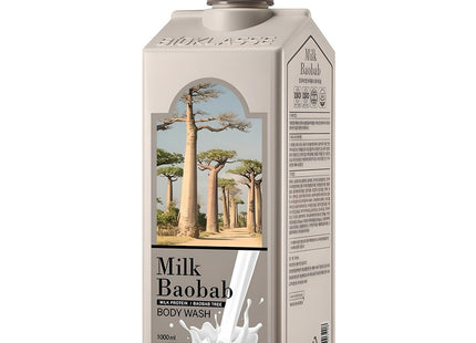 MILK BAOBAB  Body Wash White Soap Scent 1L 1 Count