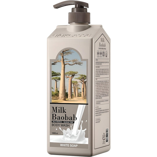 MILK BAOBAB  Body Wash White Soap Scent 1L 1 Count