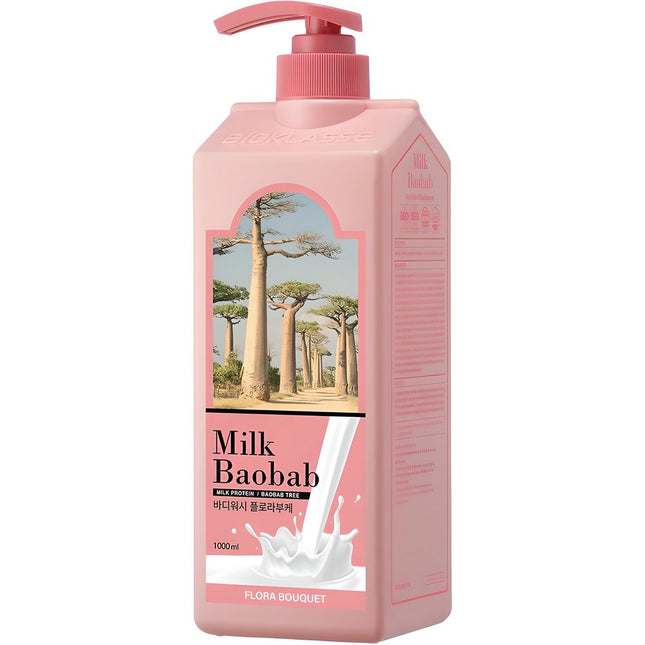 MILKBAOBAB  Body Wash Flora Bouquet Scent, 1L, 1 Count