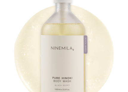NINEMILA PURE HINOKI BODY WASH BLACKBERRY  1L 1ea