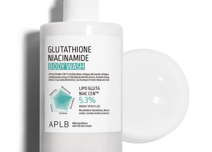 APLB  Glutathione Niacinamide Body Wash, 300ml, 1 count