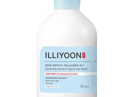 ILLIYOON  Ceramide Ato Top to Toe Body Wash Fragrance-Free 1000ml 1 Count