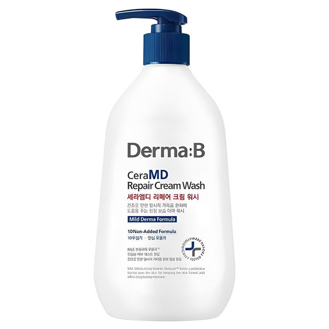 DERMA:B  CeraMD Repair Cream Body Wash, 400ml, 1 count