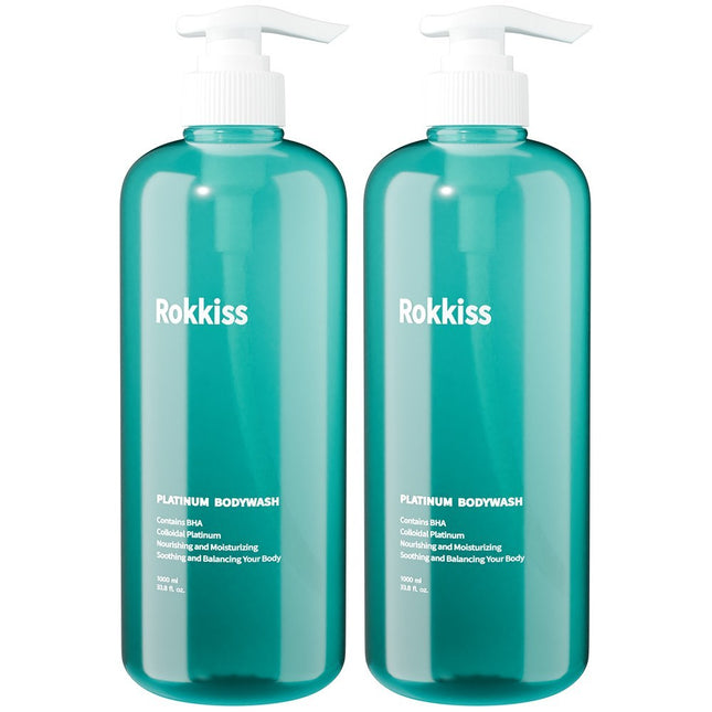 ROCKIES  Platinum Body Wash 1L 2 Pack
