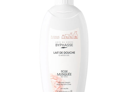 BYPASSE  Large Capacity High Moisturization Body Wash Rosehip, 1L, 1 count