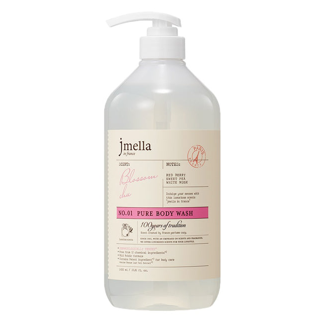 JMELLA IN FRANCE  Pure Body Wash Blossom Che, 1L, 1 count
