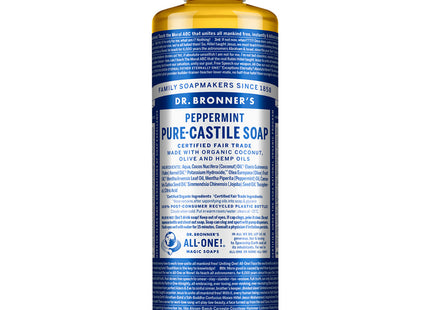 DR. BRONNERS  Pure Castile Bar Soap Peppermint 475ml 1 pack