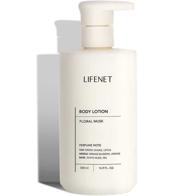 LIFE NET  Body Lotion Floral Musk, 500ml, 1 Count