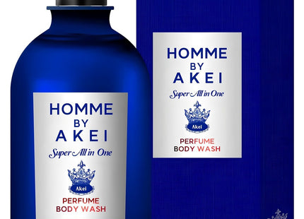 AKEI HOMME  Super All-in-One Body Wash Sense Pheromone Scent + Shower Ball Set, 550ml, 1 count