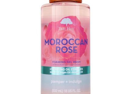 TREE HUT  Moroccan Rose Foaming Gel Body Wash, 532ml, 1 count